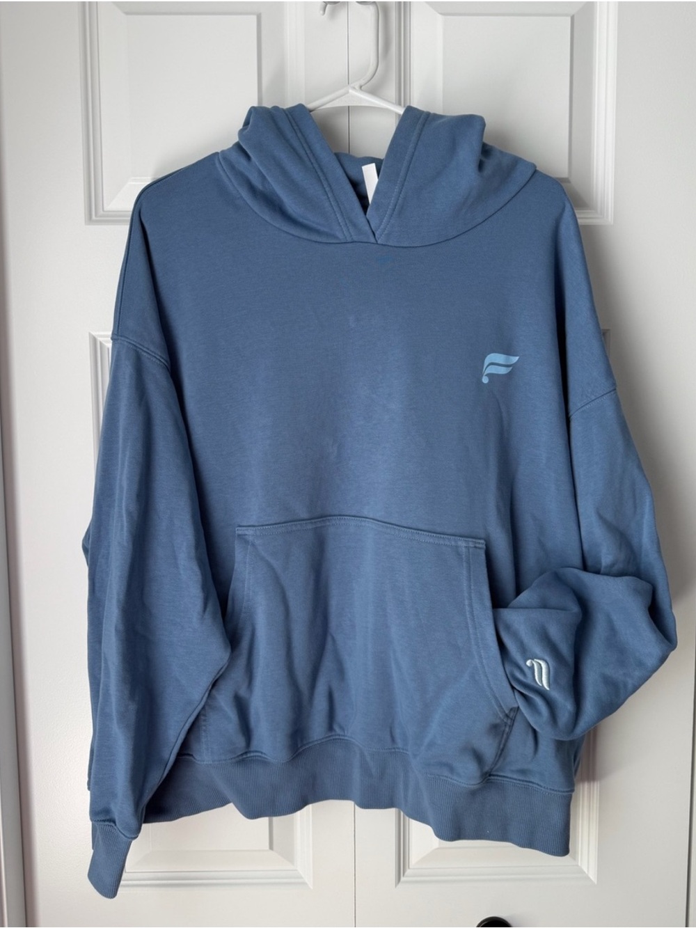 Fabletics Dusty Blue Crewneck Hoodie